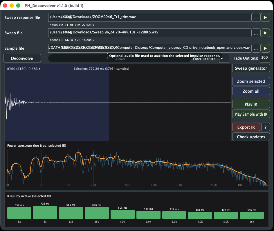 PN Deconvolver screenshot